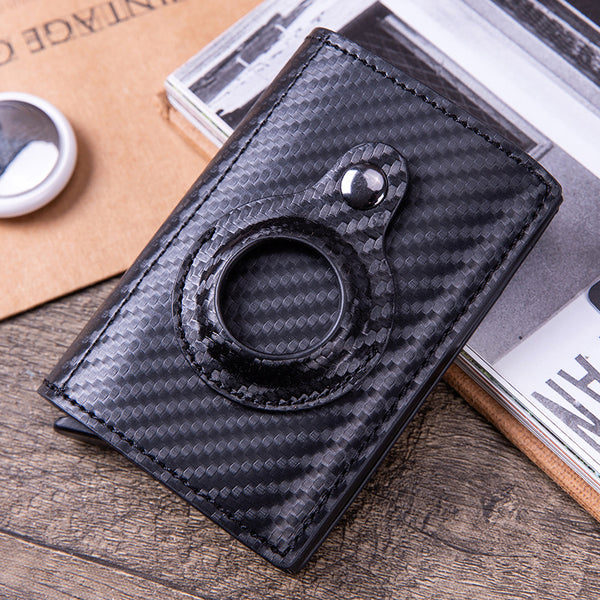 Leather Multi-Function Wallet & Airtag Tracker Holder