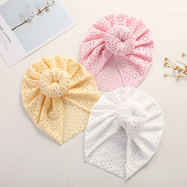 Baby Pullover Cap Cute Lace Hole Donut Baby Tire Cap Children's Headwear