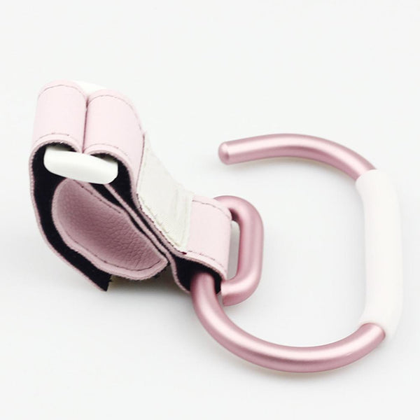 Baby Stroller Hooks Kids Pushchair Pram Hanger Carabiner Shopping Bag Clip Rotatable Hook With Strap And Hook