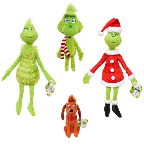 Christmas Monster Grinch Plush Toy Green Hair Grinch Children's Cartoon Doll