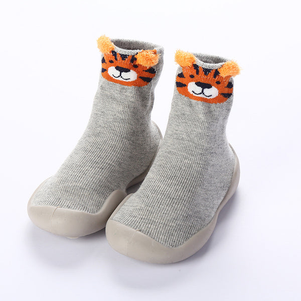 Boys And Girls Baby Toddler Shoes Spring And Autumn Baby Soft Sole Shoes Children Indoor Floor Shoes Breathable Cartoon Children Socks
