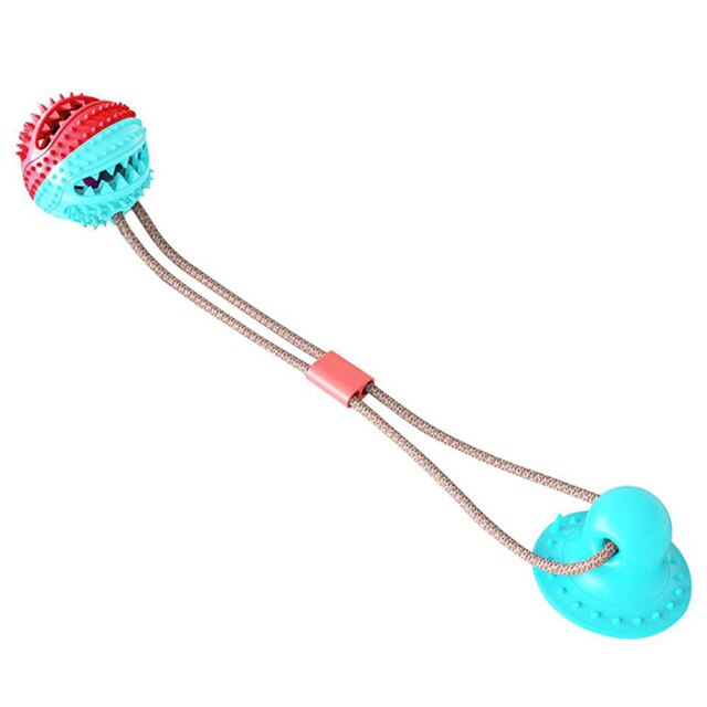 Multifunction Pet Molar Bite Toy Interactive Fun Pet Leakage Food Toys With Suction Cup Pets Ball Toy Pet Toys Dog Toys Rubber