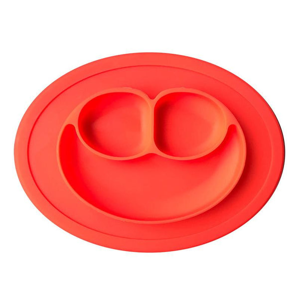 Table Mat Baby Silicone Plate Mat Silicone Suction Tray Non-slip Mini Mat Children Kids Meal Fruits Tray Toddler Green Placemat