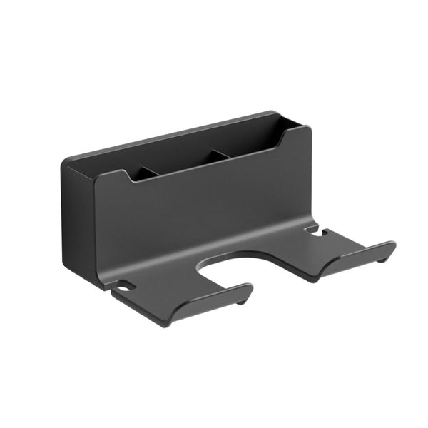 Wall-Mounted Hair Dryer Bracket Shelf & Storage Rack