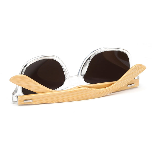 Wood Sunglasses square bamboo for women/men- Mirror Sun Glasses