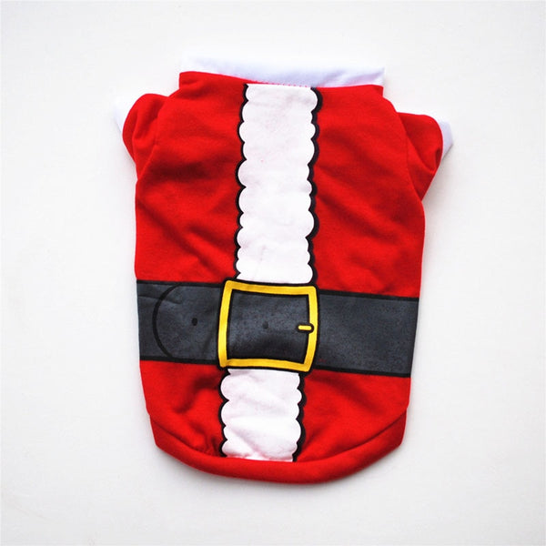 Christmas Dog Clothes Cotton Pet Clothing