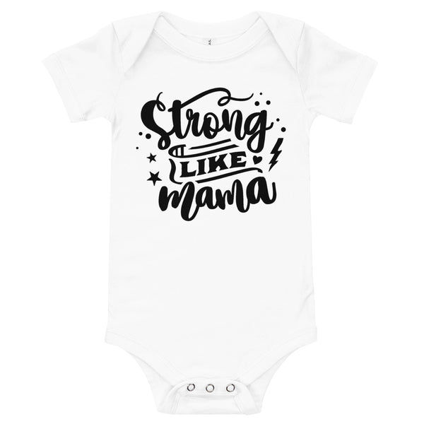 Strong Like Mama (boy)-Onesie