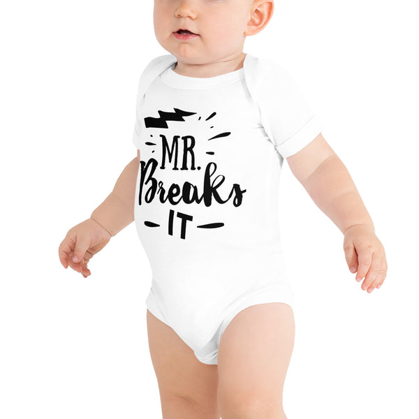 Mr. Breaks It-Onesie