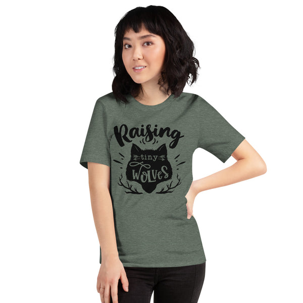 Raising Tiny Wolves-Women's T-Shirt