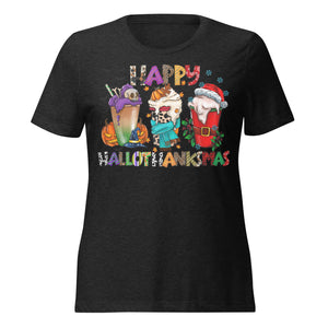 Happy Hallothanksmas Women’s T-Shirt