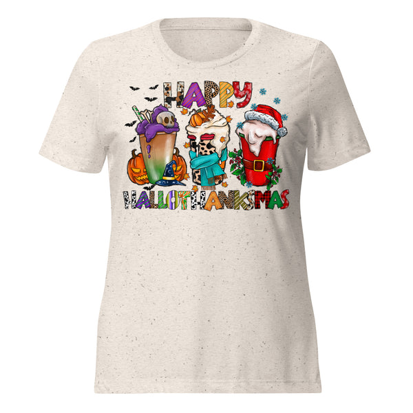 Happy Hallothanksmas Women’s T-Shirt